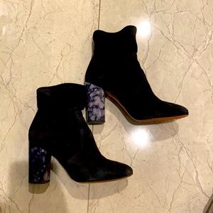 Carven sock ankle boots. Designer booties.